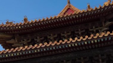 Yasak Şehir - Chinas antik palace İmparator iç kısmı Steadicam atış