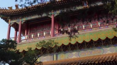 Yasak Şehir - Chinas antik palace İmparator iç kısmı Steadicam atış