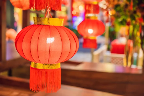 Chinese red lanterns for the Chinese New Year