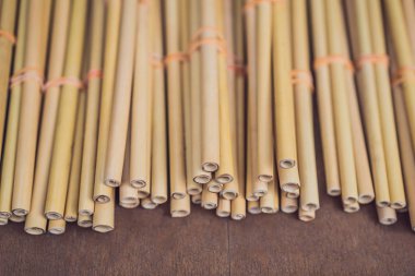 ecological bamboo straw or bamboo tube for drinking water just say no to plastic small and lightweight and as such often evade recycling efforts clipart