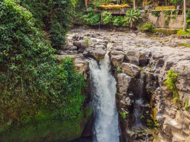 Tegenungan şelale Gianyar regency Bali bulunan