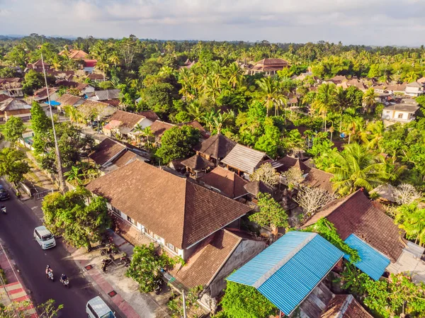 Foto fra drone, Ubud. Luftlandskaber i Ubud, Bali, Indonesien - Stock-foto