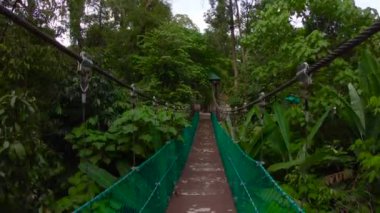 Kuala Lumpur eko parkta asma köprü