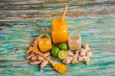 Jamu iç. Bali Endonezya geleneksel içki