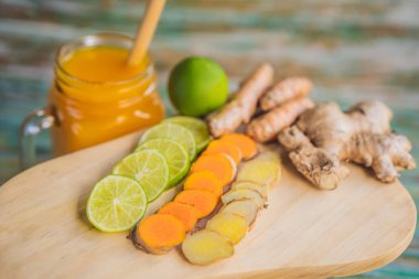 Jamu iç. Bali Endonezya geleneksel içki