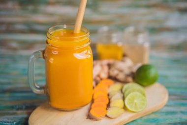 Jamu iç. Bali Endonezya geleneksel içki