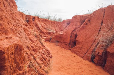 Mui Ne yakınlarındaki kırmızı kanyon, Güney Vietnam