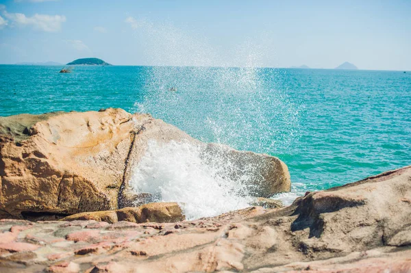 Hon Chong Kaap, Tuin steen, populaire toeristische bestemmingen in Nha Trang. Vietnam — Stockfoto