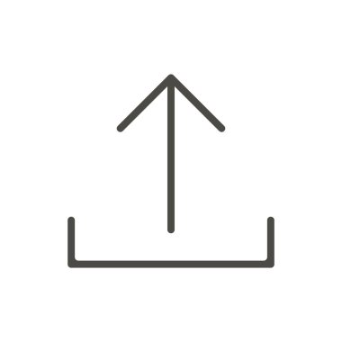 Simge vektör yükle. Satır yükleme simgesi.