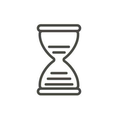 Hourglasses simge vektör. Hat kum saati symboll.