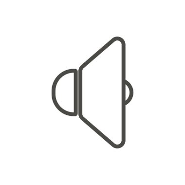 Ses simge vektör. Hat ses simgesi.