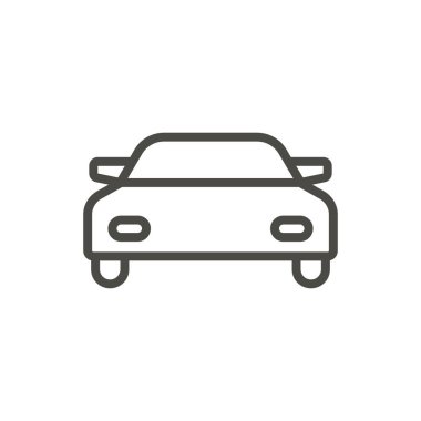 Araba simge vektör. Satır otomatik simgesi.