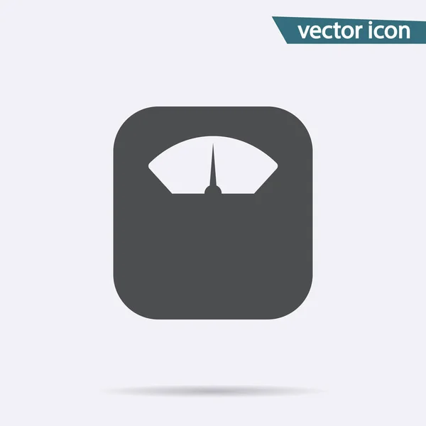 Gris Escalas Icono Aislado Fondo Moderno Pictograma Plano Negocio Marketing — Vector de stock