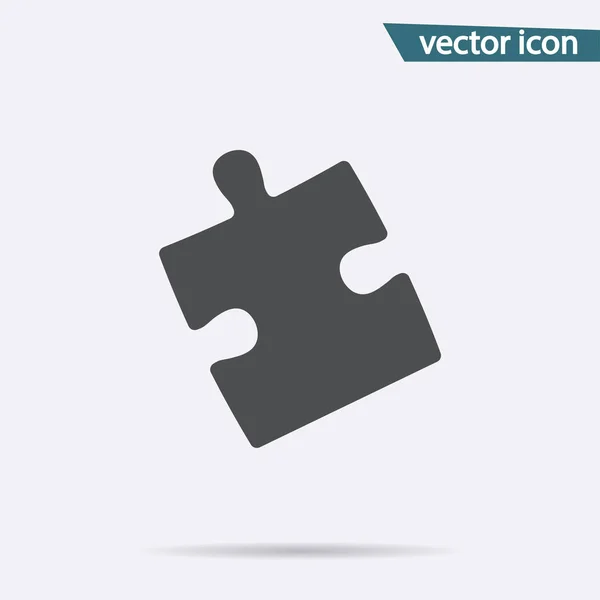 Puzzle icône vecteur. Symbole de stratégie plat isolé sur fond blanc. Concept internet tendance. Mode — Image vectorielle