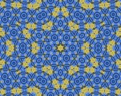 gelb und blau abstrakte Muster Hintergrund füllen den Rahmen