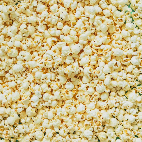 Caramel popcorn texture pattern. Minimal flat lay.