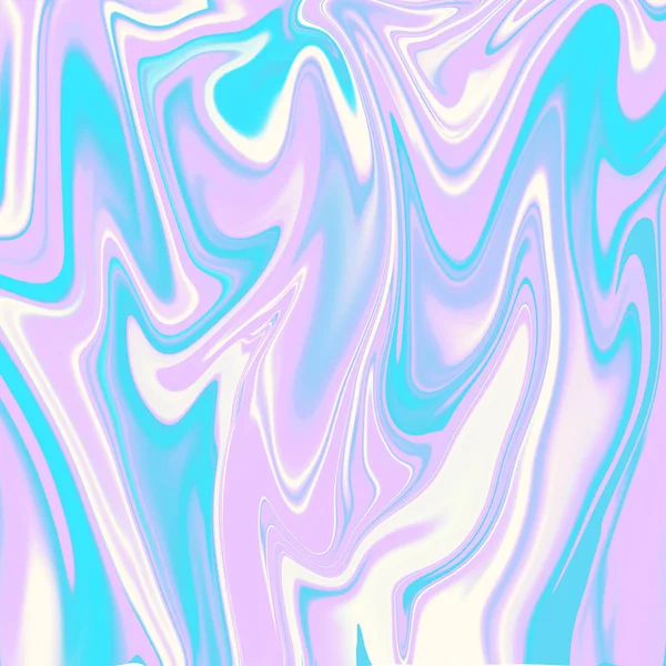 Aesthetic art of holographic foil in pastel pink, purple and blue colours.