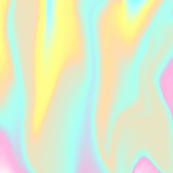 Foil in pastel pink, blue and yellow colours. Abstract neon marble background