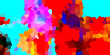 Creative abstract background with artistic pattern. Colorful and vibrant illustration