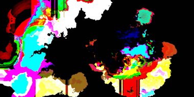 Creative abstract background with artistic pattern. Colorful and vibrant illustration