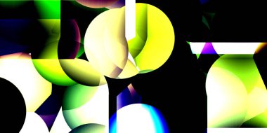 Creative abstract background with artistic pattern. Colorful and vibrant illustration