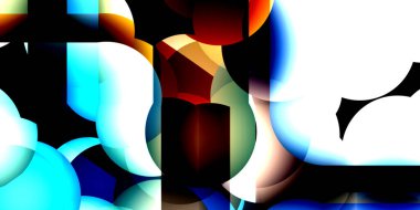 Creative abstract background with artistic pattern. Colorful and vibrant illustration