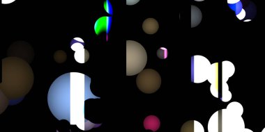 Creative abstract background with artistic pattern. Colorful and vibrant illustration