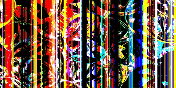 Kreativer Abstrakter Hintergrund Mit Künstlerischem Muster Farbenfrohe Und Lebendige Illustration — Stockfoto