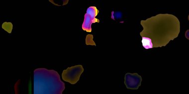 Bright artistic splashes with abstract color texture. Modern futuristic pattern. dynamic background