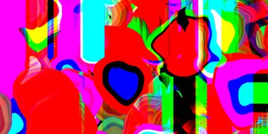 Bright artistic splashes with abstract color texture. Modern futuristic pattern. dynamic background