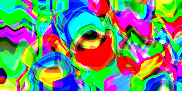 Яскраві Художні Сплески Абстрактною Кольоровою Текстурою Сучасна Футуристична Модель Динамічний — стокове фото