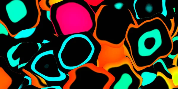Helle Künstlerische Farbtupfer Mit Abstrakter Farbtextur Moderne Futuristische Muster Dynamischer — Stockfoto