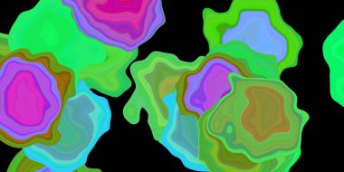 Bright artistic splashes with abstract color texture. Modern futuristic pattern. dynamic background