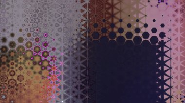 illustration of colorful background with creative shapes