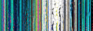 illustration of colorful background with creative shapes