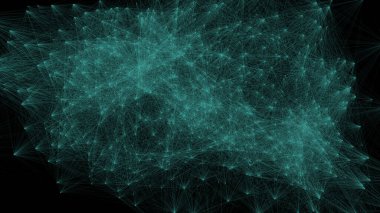 illustration of colorful background with creative shapes