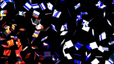 Modern fütürist model. dinamik arka plan. Yaratıcı grafik tasarımı için fraktal çizimler