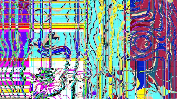 Moderne Futuristische Muster Dynamischer Hintergrund Fraktale Kunstwerke Für Kreatives Grafikdesign — Stockfoto