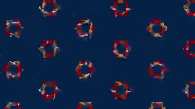 Modern fütürist model. dinamik arka plan. Yaratıcı grafik tasarımı için fraktal çizimler