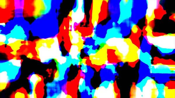 Fondo Abstracto Creativo Con Patrón Artístico Ilustración Colorida Vibrante — Foto de Stock