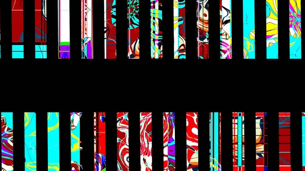 Creative Abstract Background Artistic Pattern Colorful Vibrant Illustration — Stock Photo, Image