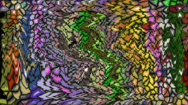 Creative abstract background with artistic pattern. Colorful and vibrant illustration