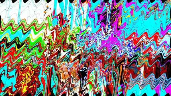 Fondo Abstracto Creativo Con Patrón Artístico Ilustración Colorida Vibrante —  Fotos de Stock