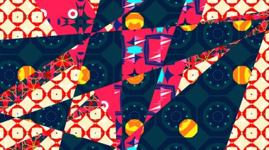 Çok renkli soyut arkaplan. Poster, broşür, broşür ve kart için renkli desen.