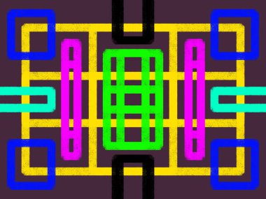 Çok renkli soyut arkaplan. Poster, broşür, broşür ve kart için renkli desen.