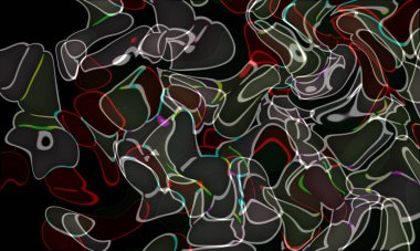 Color background design. Abstract background with shapes. Cool background design for posters.