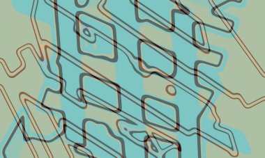 Color background design. Abstract background with shapes. Cool background design for posters.