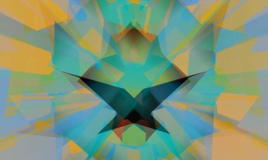 Color background design. Abstract background with shapes. Cool background design for posters.