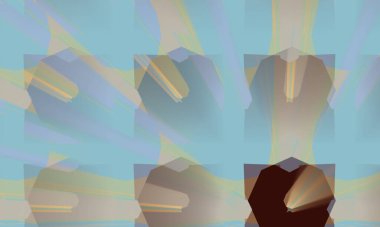 Color background design. Abstract background with shapes. Cool background design for posters.