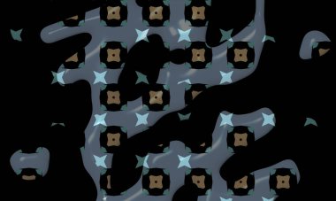 Color background design. Abstract background with shapes. Cool background design for posters.